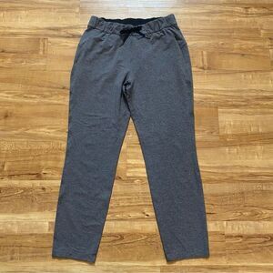 LULULEMON 6 On The Fly Pull On 28" Luxtreme Pants Dark Gray Athleisure Comfort